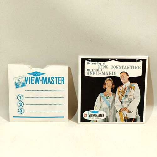 View Master reel new, wedding of Greek royal couple 60s