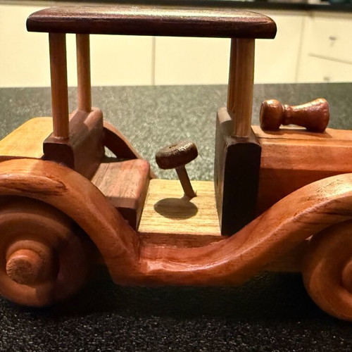 Wooden toy car like new, bought in Costa Rica