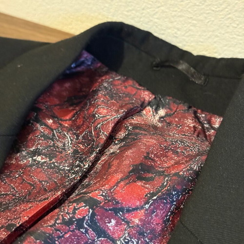 Men's suit Zen & Zen new size 48 black and red