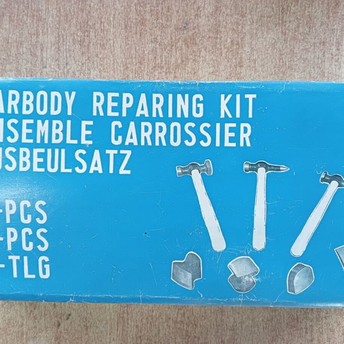 Set of car body hammers new, 7 pieces German made
