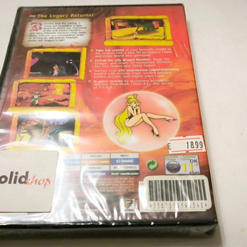 Dragon's Lair 3D: Return to the Lair PC game new, sealed