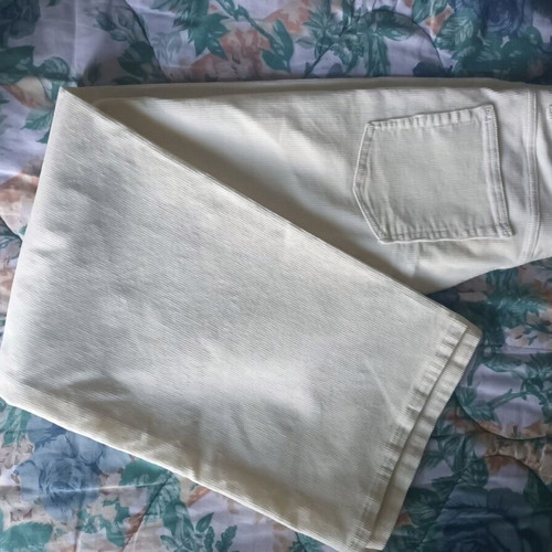 Pull & Bear corduroy pants ecru white like new