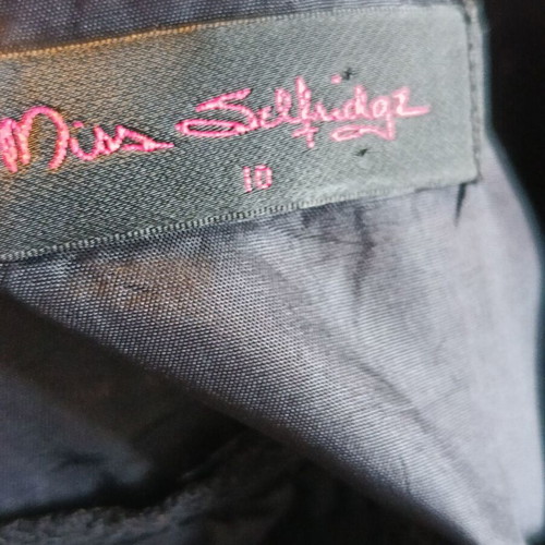Miss Selfridge Mini Skirt Size M Black Like New