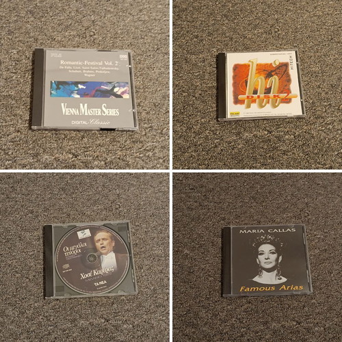 Classical music and opera CD set used, pack of 4 with Maria Callas and Jose Carreras