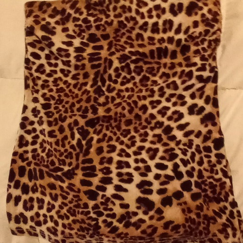 Leopard strapless blouse top H&M S opportunity clearance sale offer