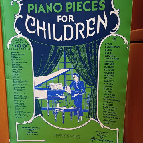 Piano Pieces for Children sheet music used, English edition