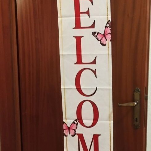 Wall decoration banner 180x30 cm new