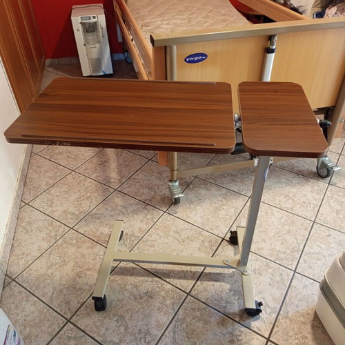 Special Use Wheelchair, Electric Bed with Mattress, Transport Chair, Food Table like new