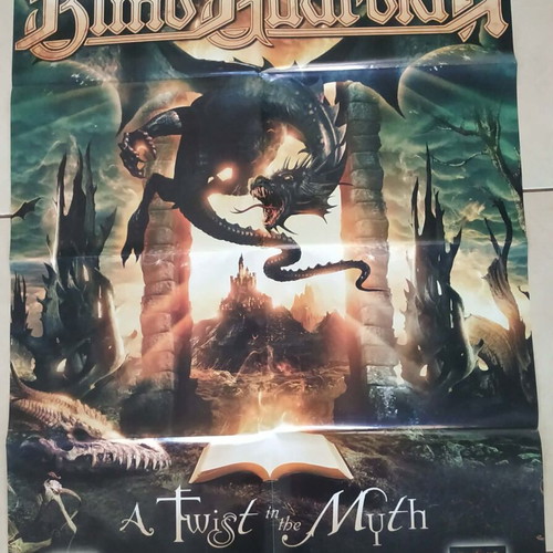 Blind Guardian A Twist In The Myth poster used, 2006 promotional