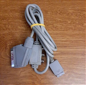 Scart Video Cable Kαλωδιο εικονας τηλεορασης για Sony PlayStation PS1 Scart , rca