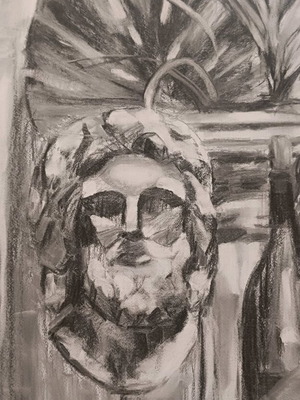 Charcoal Drawing Art Work