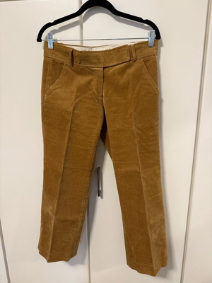 Zara Παντελόνι κοτλέ 3/4 καινούργιο, μέγεθος 34, μπεζ