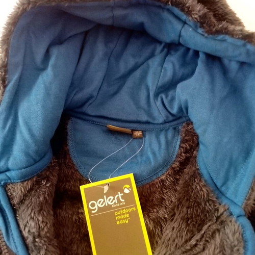 Children's jacket with hood new for 7 years gray