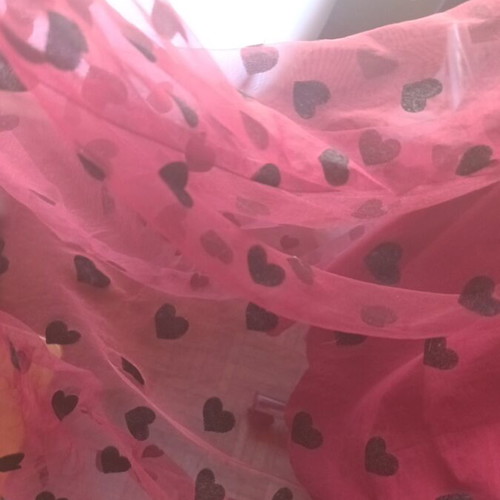Medium Large Long Tulle Skirt Cherry Red Used