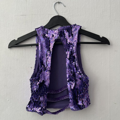 Crop top Bershka purple size S like new