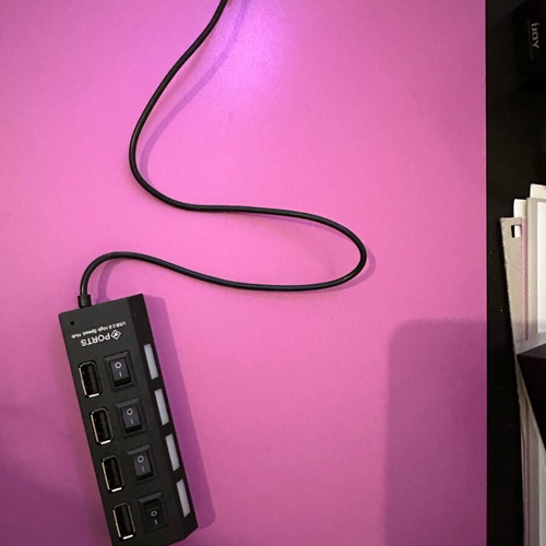 Usb hub unused with switches and 4 ports
