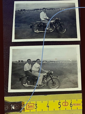 Matchless vintage φωτογραφίες μοτοσυκλέτας, σετ 2