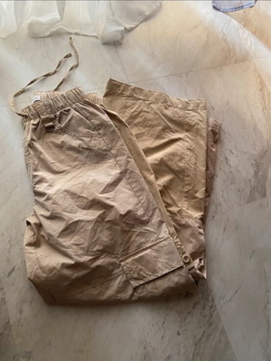 Bershka cargo pants, beige, size XS 34 6