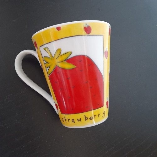 Papillon FINE Porcelain mug in excellent condition