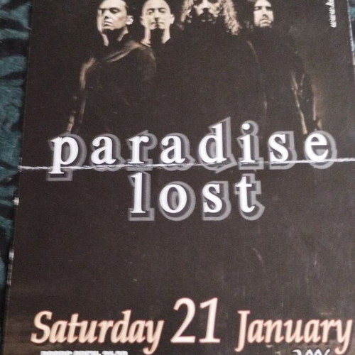 Paradise Lost flyer used from 2006 Thessaloniki concert