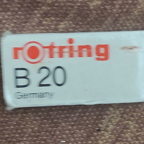 Rotring rapidograph set with sharpener and ink