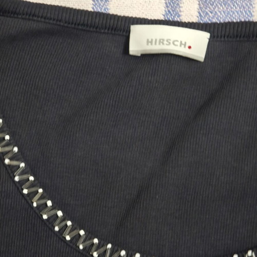 Hirsch sleeveless blouse like new, dark blue