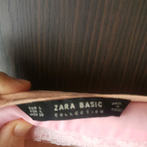 Zara women's blouse pink new, size L