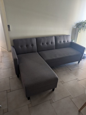 Tulsa 539 corner sofa, dark grey