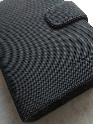 Carven notebook new with embossed texture and clasp