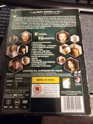 Breaking Bad DVD restored, complete second season missing disc 3