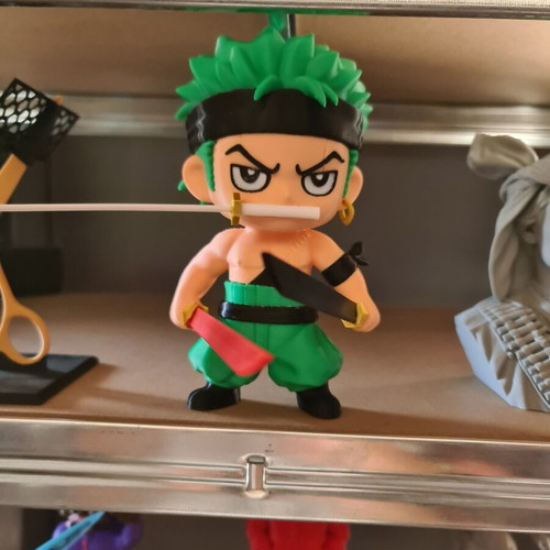 One Piece Zoro 3D Printed Chibi φιγούρα καινούργιο
