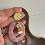 Earrings like new, impressive design