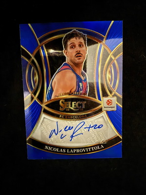 2025-26 Select Euroleague Nicolas Laprovittola Auto Blue Card new