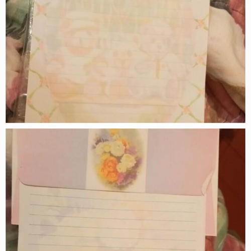 Letterwriting sets used, vintage envelopes included