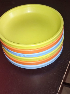IKEA children's plates, set of six, microwave and dishwasher safe