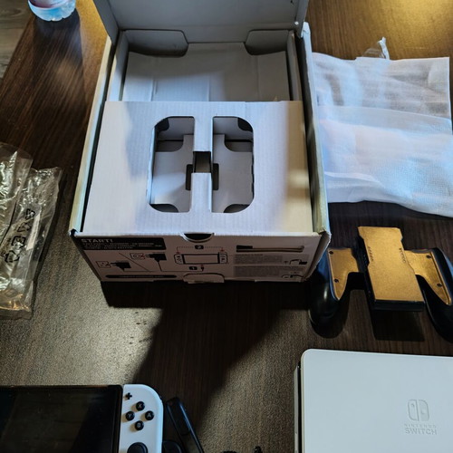 Nintendo Switch OLED Super Mario Bros Wonder Edition used console bundle