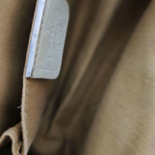 Trussardi Crespo bag authentic beige used made in Italy
