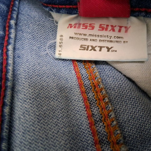 Miss Sixty jeans low waist, like new, size Small, blue