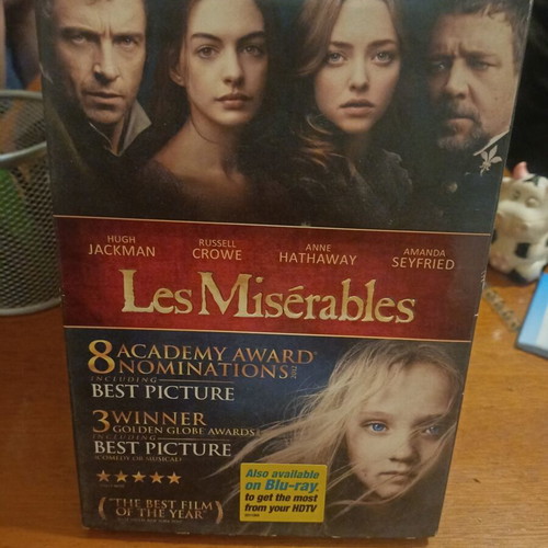 Les Misérables DVD with English subtitles new