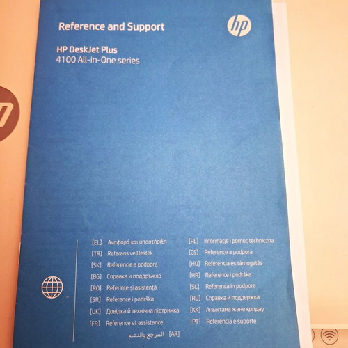 HP Deskjet Plus 4100 All in one series multifunction printer like new, wireless inkjet