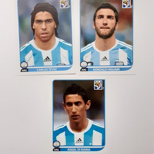 Argentina England Hellas Nigeria Stickers new, pack of 34