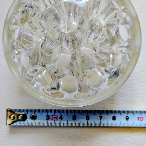 Vintage Bohemia Glass Flower Holder made in Czechoslovakia new
