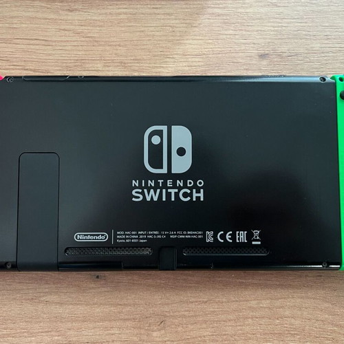 Nintendo Switch V1 console bundle used with Ring Fit and accessories
