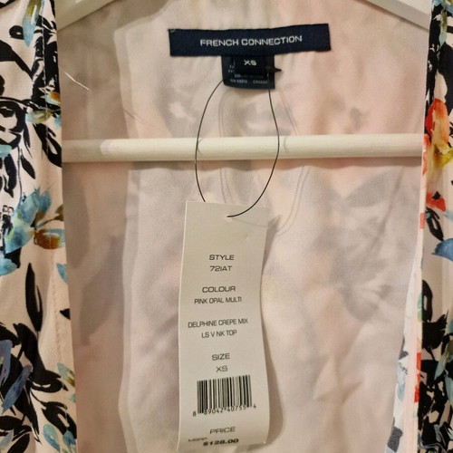French Connection Floral Top New, Size XS