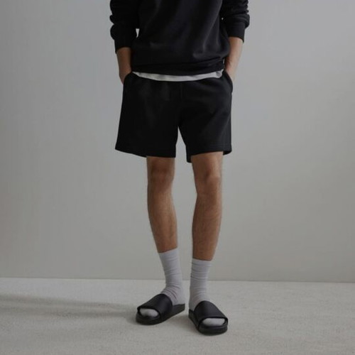 Shorts black men's with velvet lining, like new, worn once