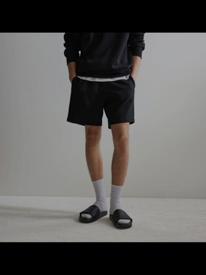 Shorts black men's with velvet lining, like new, worn once