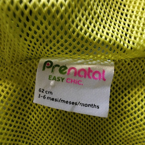 Prenatal windbreaker jacket for boy 3-6 months like new, blue with dinosaurs