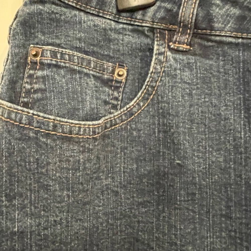 Tex Woman vintage stretch denim mini skirt used UK 20-EU 48