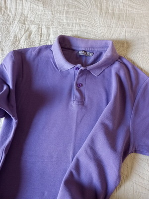 Men's Polo Shirt like new, purple, size L