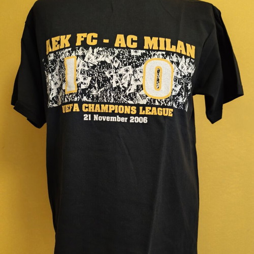 AEK Anniversary T-shirt Milan 2006-07 like new, size M